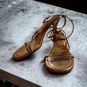 Summer heeled sandals